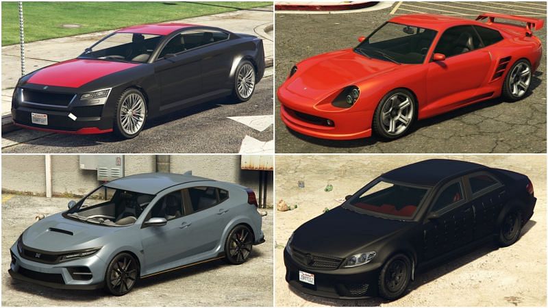 Some of the best value for money cars in GTA Online right now (Images via GTA Wiki)