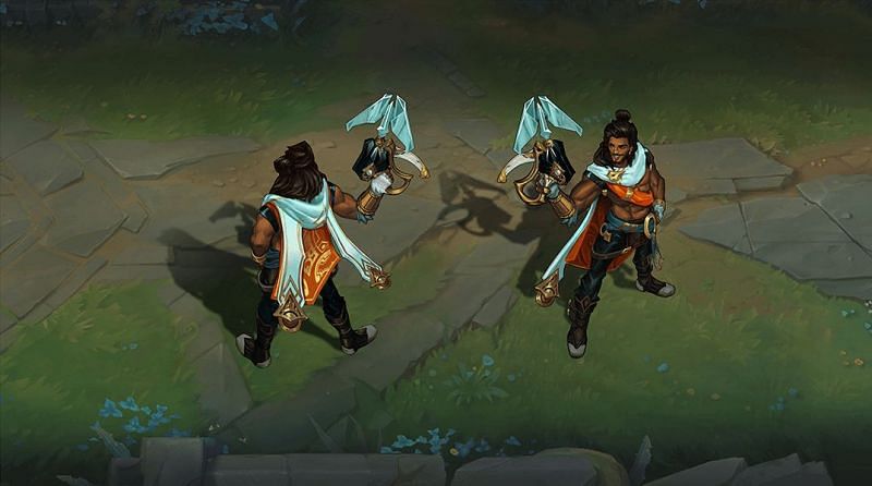 Akshan&#039;s in-game visuals (Image via Riot Games - League of Legends)