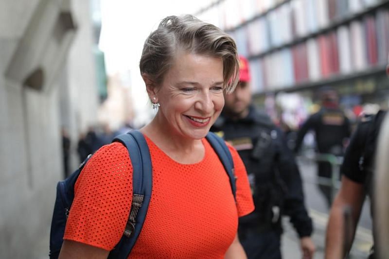 Katie Hopkins has landed in controversy after joking about quarantine rules on Instagram live (Image via Yahoo News)