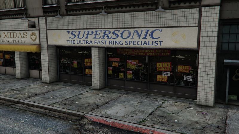 The Supersonic store (Image via GTA Wiki)