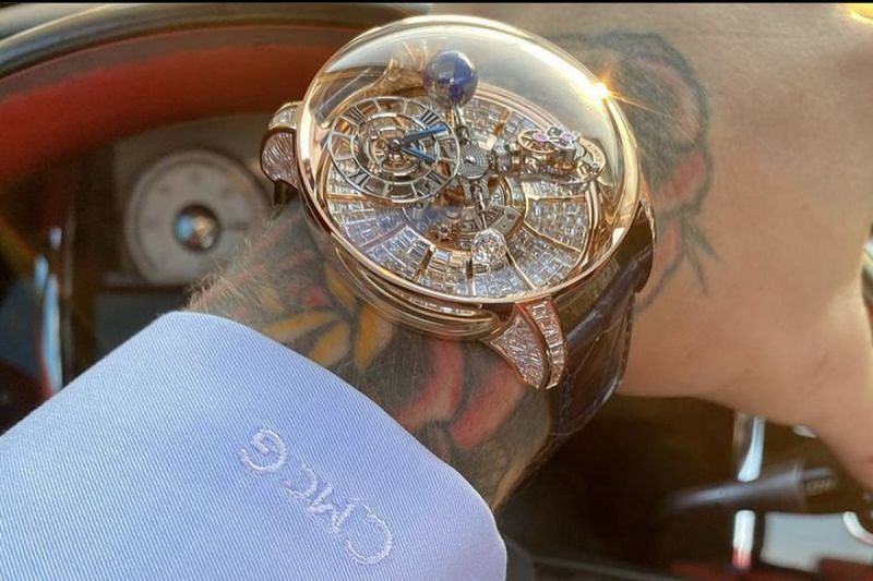 Conor McGregor&#039;s jewel-studded wristwatch