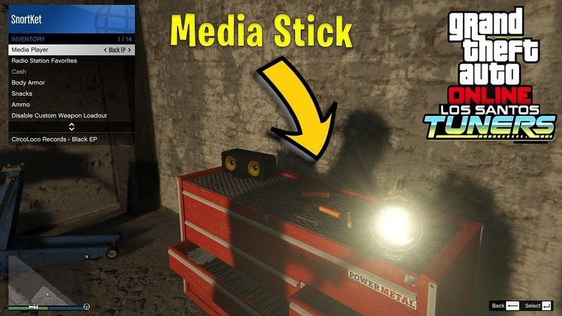 how to use media player on gta
