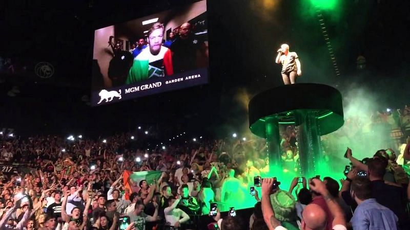 Conor McGregor&#039;s iconic entrance at UFC 189