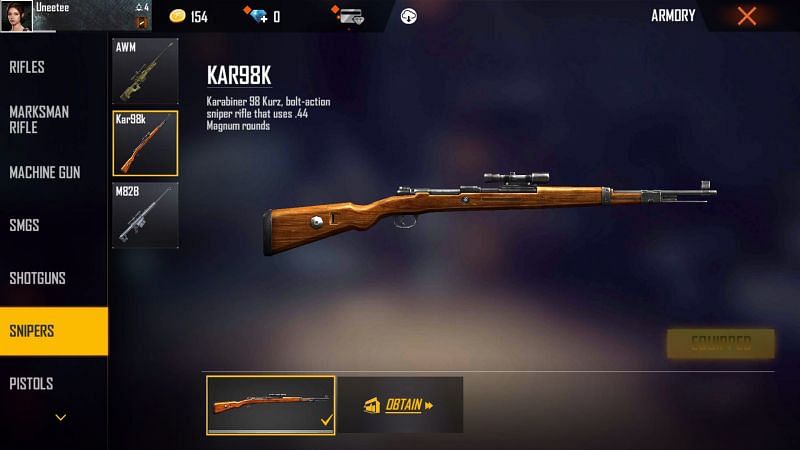 Get the right weapon combination (Image via Free Fire)