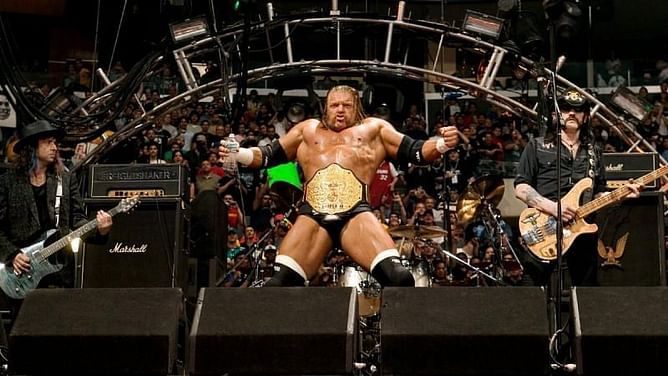 Who sang Triple H's intro song?