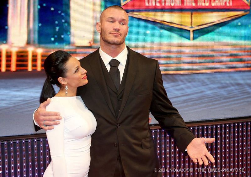 Randy Orton with his wife, Kim Kessler