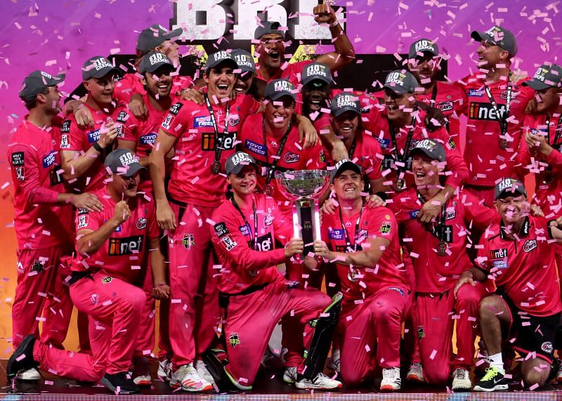 Sydney Sixers were crowned the champions of the last season Big Bash League