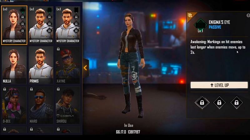 This character in the Free Fire OB29 Advance Server is rumoured to the awakened version of Moco (Image via PRITHVI GAMING)