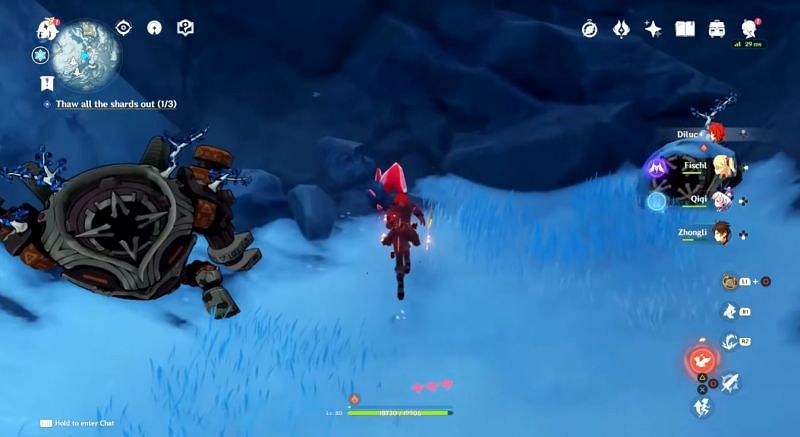The third Scarlet Quartz near Ruin Guard (Image via Gamers Heroes, Youtube)