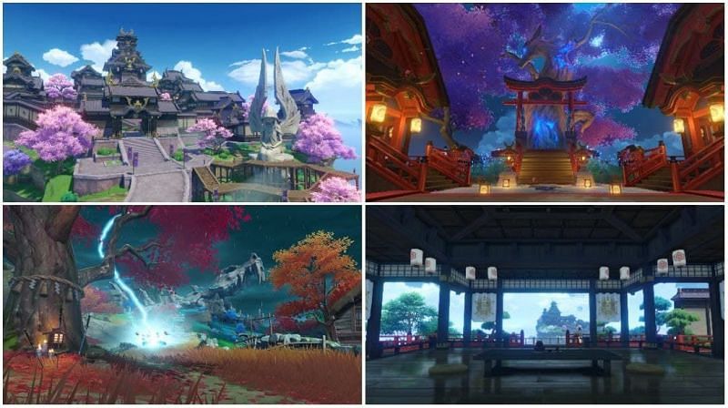 Inazuma locations revealed