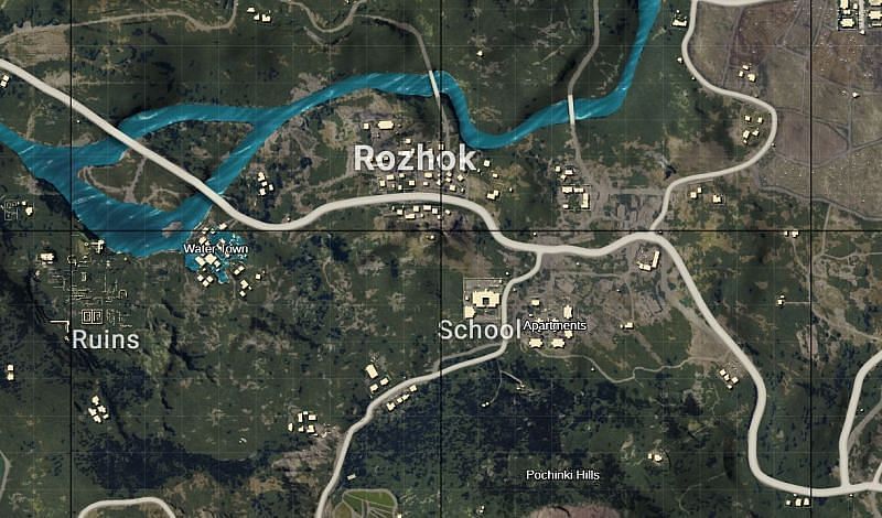 Water Town is situated between Rozhok and Ruins