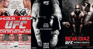 3 UFC PPV events headlined by a non-title fight