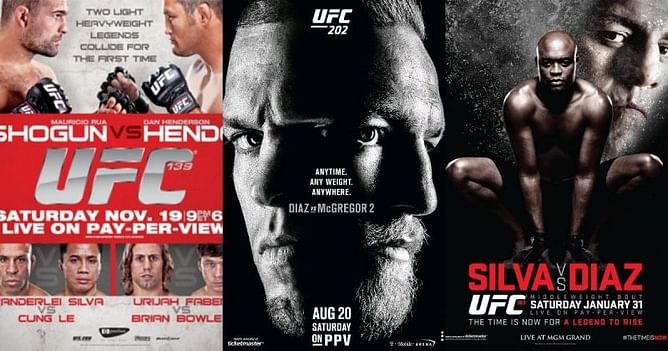 3 UFC PPV events headlined by a non-title fight