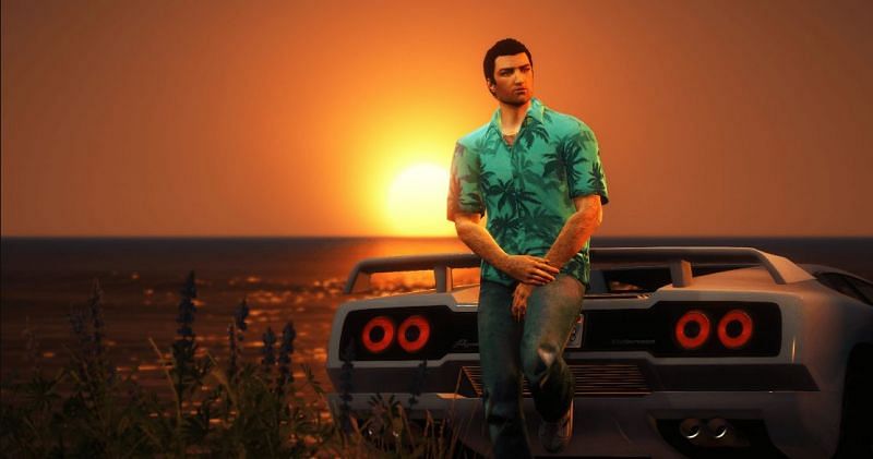 Tommy Vercetti is the last sunset his enemies see (Image via GTA5mod.net)