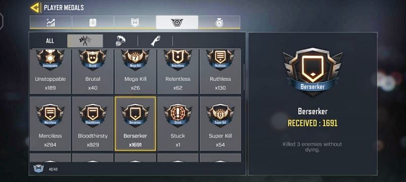 Even newbies can score a Berserker medal in MP mode (Image via Activision)