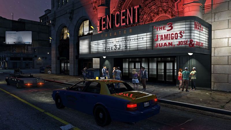 The Ten Cent Theater, as it appears in GTA 5 (Image via GTA Wiki)