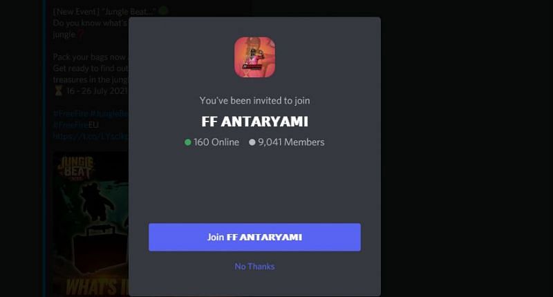 Discord Server of FF Antaryami