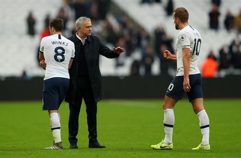 Mourinho was Harry Kane&#039;s manager at Tottenham. (Photo by Catherine Ivill/Getty Images)