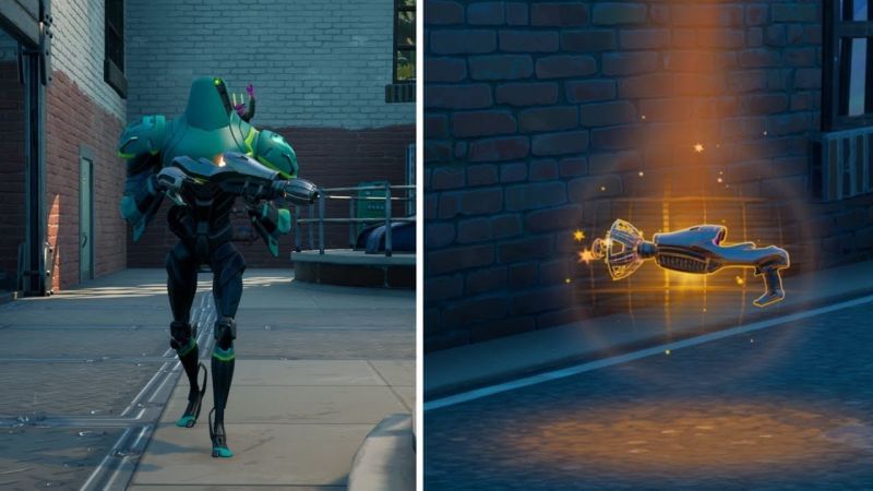 Zyg and Choppy&#039;s Ray Gun in Fortnite (Image via Dr Al)