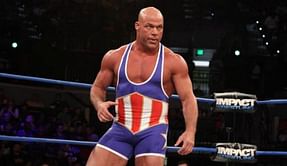 Top IMPACT Wrestling star recalls his match against Kurt Angle