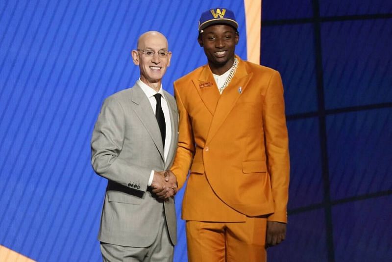 Jonathan Kuminga gets drafted 7th overall by the Golden State Warriors [Source: The Press Democrat]