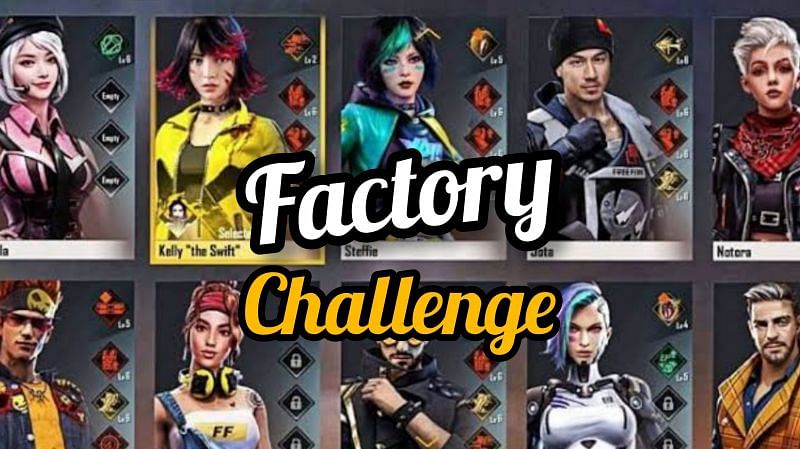 Listing the best Free Fire characters having active abilities for Factory Challenge