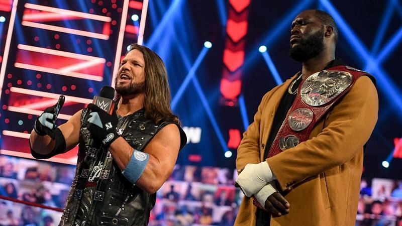 AJ Styles and Omos are yet to engage in a significant title feud