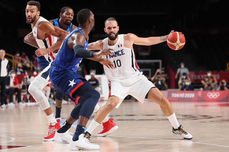 France in action during the 2020 Tokyo Olympics.