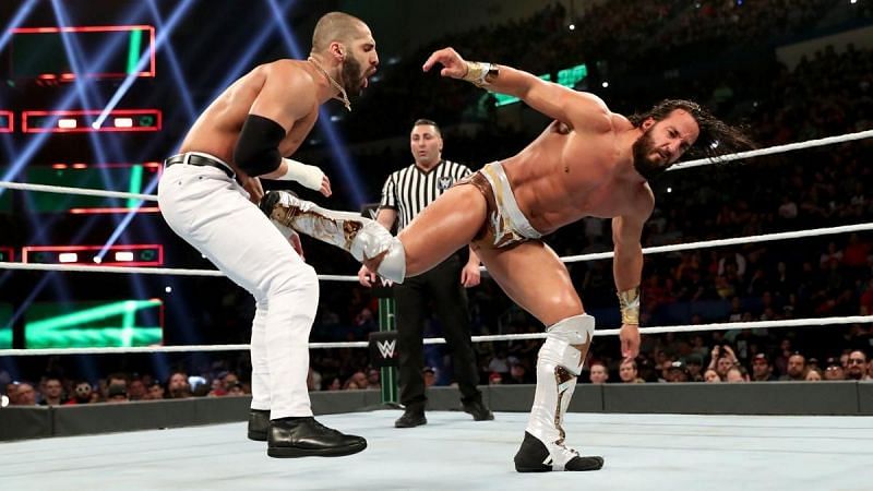 Ariya Daivari and Tony Nese at WWE Money in the Bank 2019