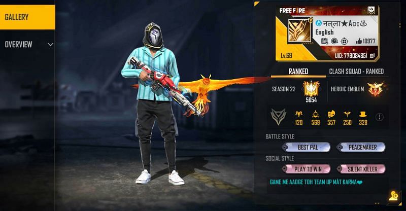 Aditech&rsquo;s Free Fire ID details