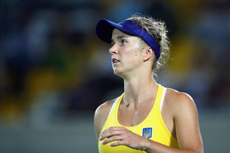 Svitolina at the 2016 Rio Olympics.