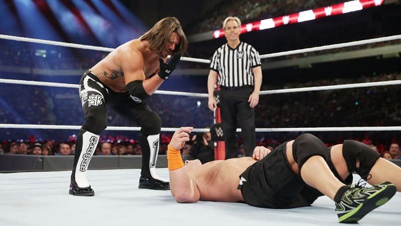 John Cena won his 16th WWE World Championship from AJ Styles at the 2017 Royal Rumble