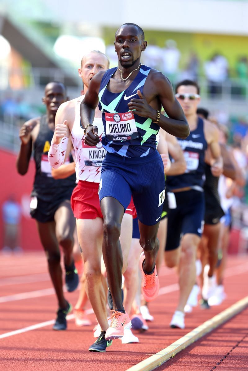 Paul Chelimo at the 2020 U.S. Olympic Track &amp; Field Team Trials - Day 10