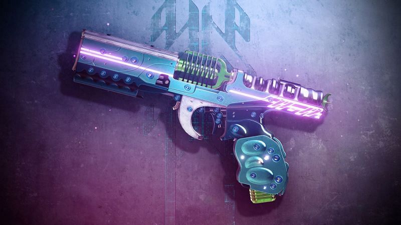 The Destiny 2 Stasis kinetic weapon, Cryosthesia 77K (Image via Bungie)