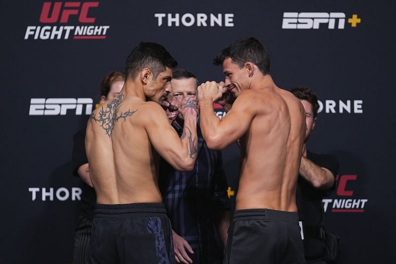 UFC Fight Night: Makhachev v Moises Weigh-in