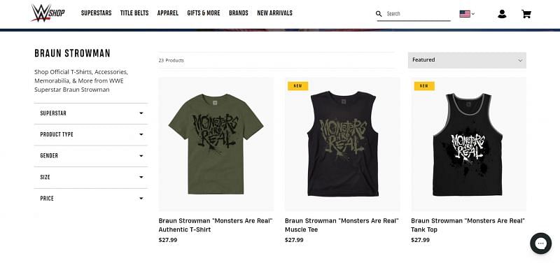 braun strowman monsters are real shirt