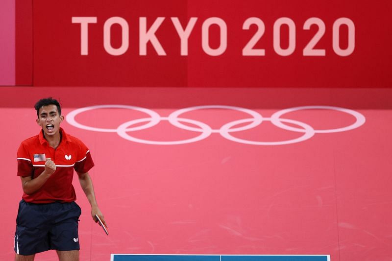 Table Tennis - Olympics: Day 1 - Nikhil Kumar