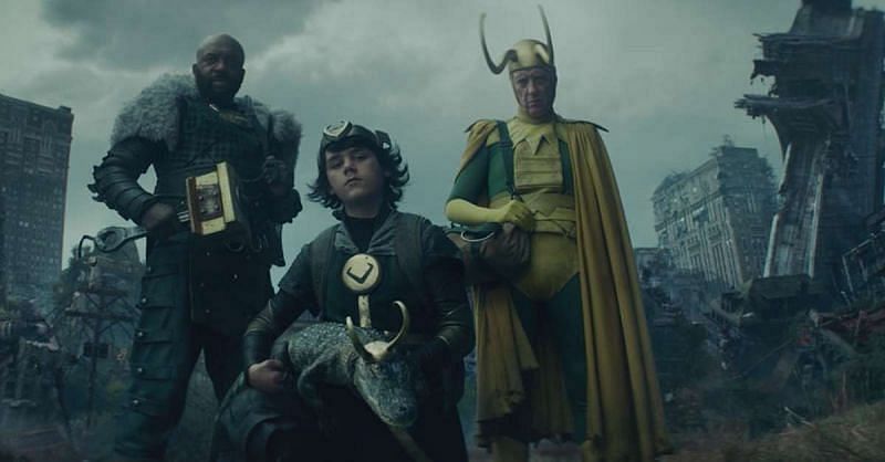 Four of the fourteen Loki variants in Episode 4. (Image via: Disney +/ Marvel)