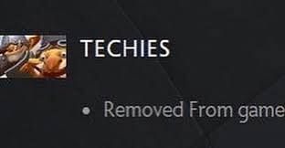 Dota 2 players often pine for the removal of Techies (image via Facebook)