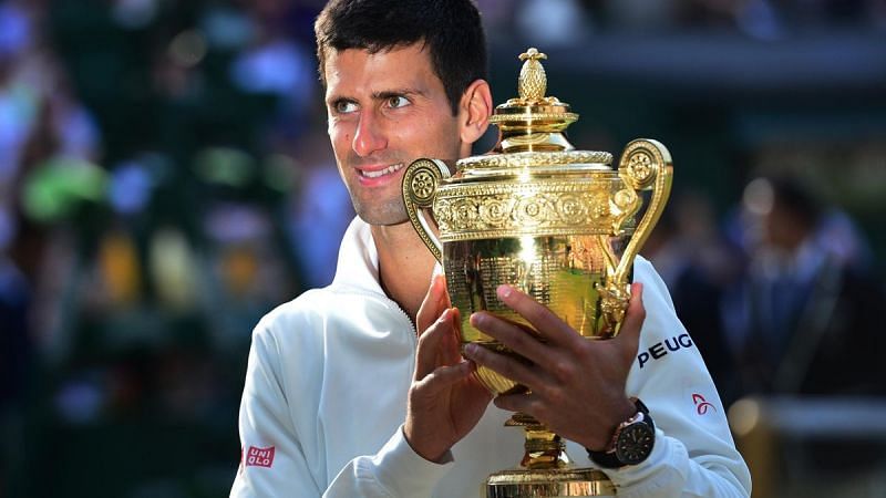 Novak Djokovic won his second Wimbledon title in 2014.