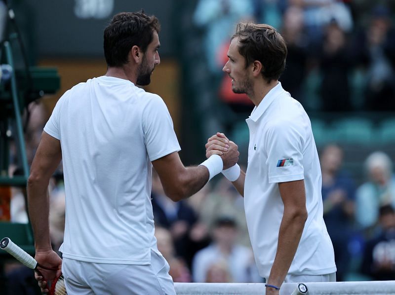 Daniil Medvedev after beating Marin Cilic