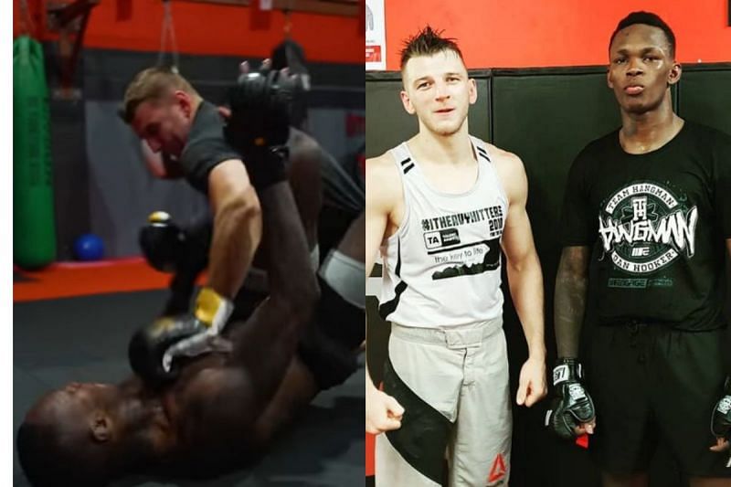 Israel Adesanya calls Dan Hooker a &#039;psychopath&#039; after getting demolished in the gym [Image credit: @stylebender via Instagram]