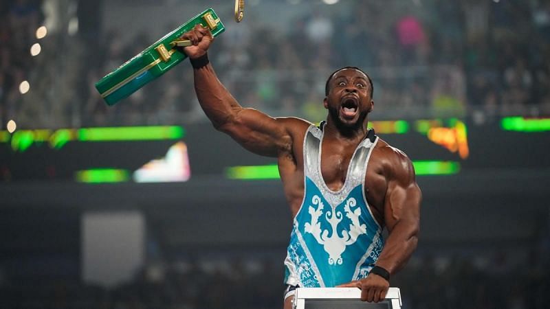 Big E celebrates a huge and well deserved moment.