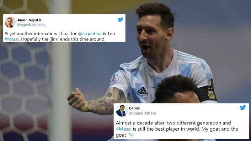 Lionel Messi continued to excel as Argentina book a place in the Copa America final against Brazil