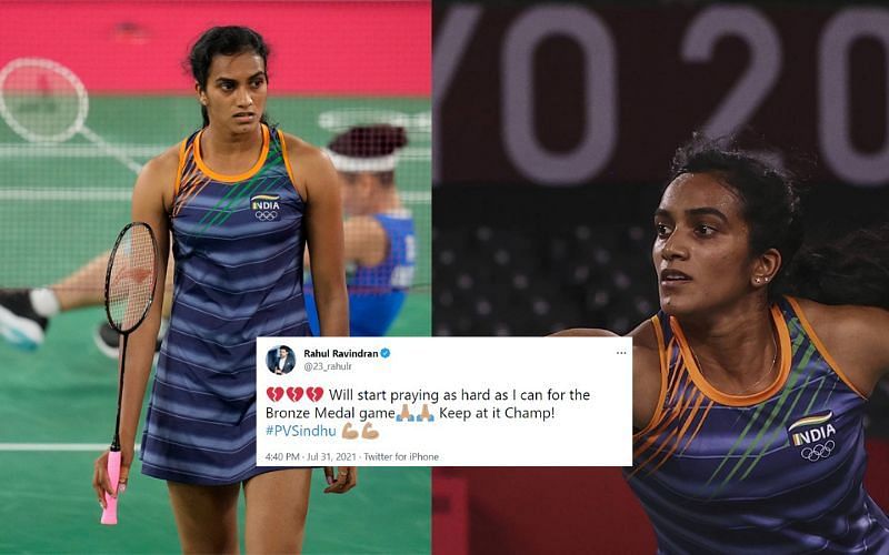 India&#039;s PV Sindhu crashed out in the semifinals of the 2021 Olympics [Image Credits: Team India/Twitter, AP]