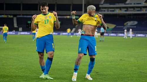 Neymar and Lucas Paqueta combined to score the winner against Peru
