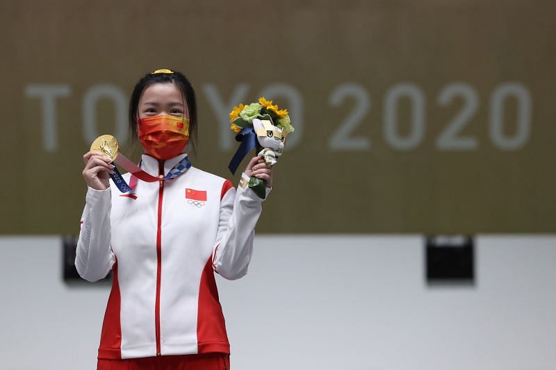 Shooting - Olympics: Day 1 - Yang Qian of Team China wins the first gold medal of the 2021 Tokyo Olympics
