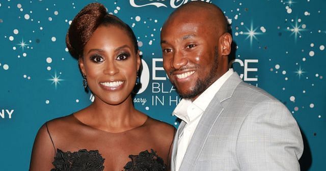 Issa Rae and Louis Diame (image via Getty Images)
