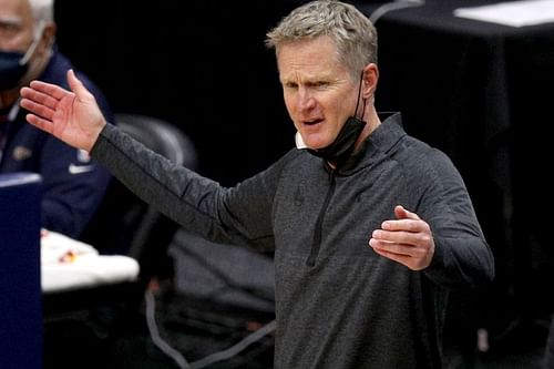 Head Coach Steve Kerr of the Golden State Warriors