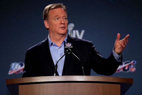 NFL Commissioner Roger Goodell Super Bowl Press Conference